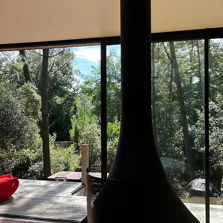 Maison Dans Les Arbres, Proche Plage, Cheminee, Jardin, Parking - Fr-1-652-46 *